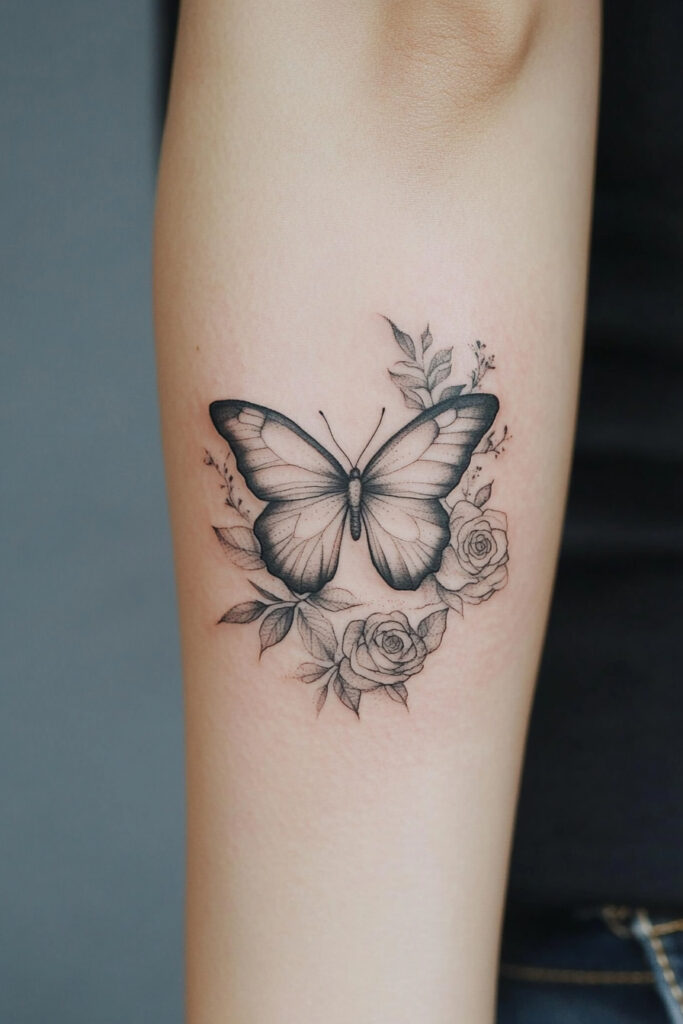 Original butterfly tattoo photo