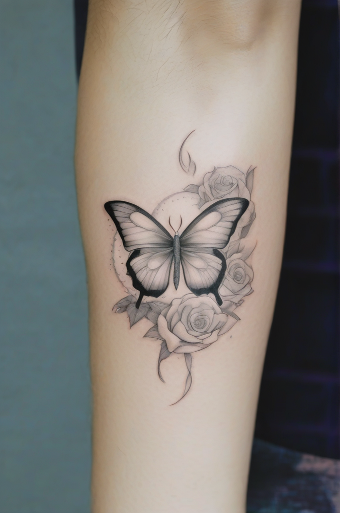 Story scene 4 — the butterfly emerges